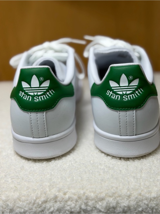 adidas Shoes - adidas White Sneakers with Green Heel Tab - Stan Smith Style 10